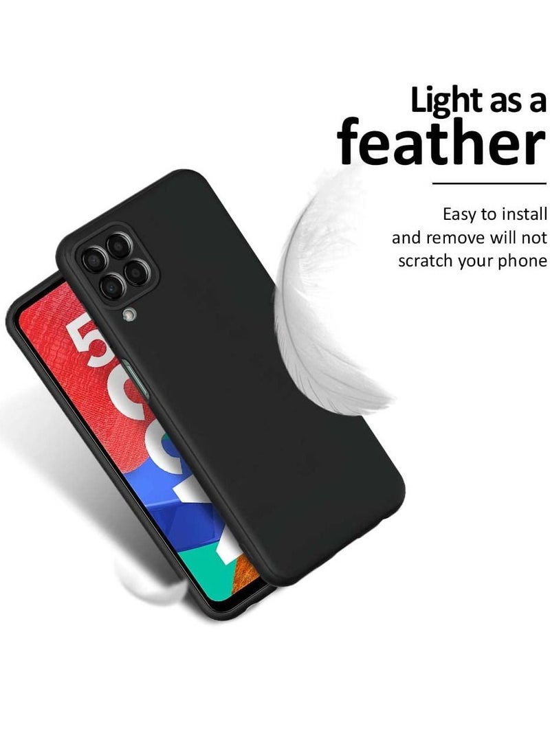 ZOOMEE - Protective Silicone Flexible Camera Protection Slim Ultra Soft Back Case Cover For Samsung Galaxy M33 5G Black - Image 1