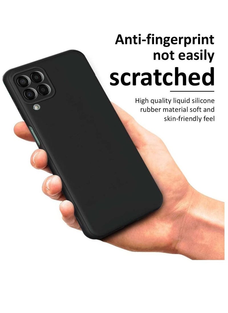 ZOOMEE - Protective Silicone Flexible Camera Protection Slim Ultra Soft Back Case Cover For Samsung Galaxy M33 5G Black - Image 1