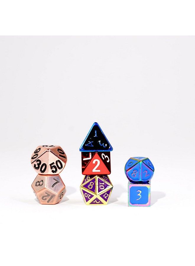 Metallic Dice Games Dice Games Misfit Metals Bag Of Dnd Dice Role Playing Game Dice Accessories For Dungeons And Dragons - Image 3