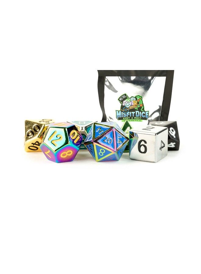 Metallic Dice Games Dice Games Misfit Metals Bag Of Dnd Dice Role Playing Game Dice Accessories For Dungeons And Dragons - Image 2