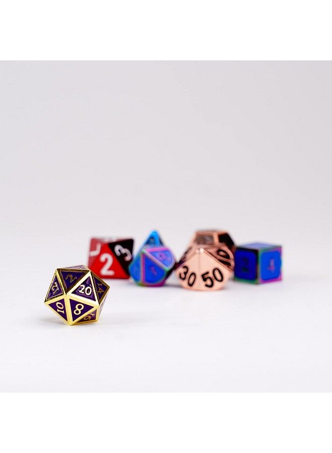 Metallic Dice Games Dice Games Misfit Metals Bag Of Dnd Dice Role Playing Game Dice Accessories For Dungeons And Dragons - Image 4