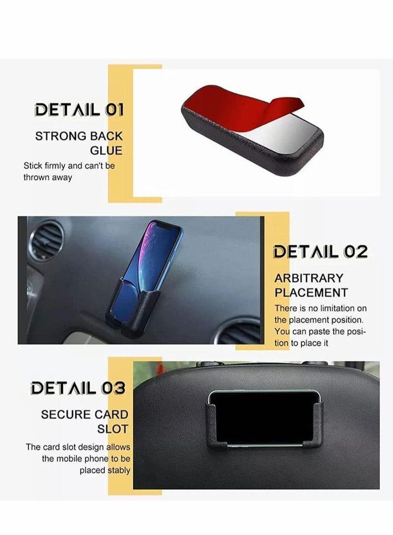 Captaintech Multifunctional Mobile Phone Bracket, Self Adhesive Cell Phone Wall Mount, for All Mobile Phones - Image 4