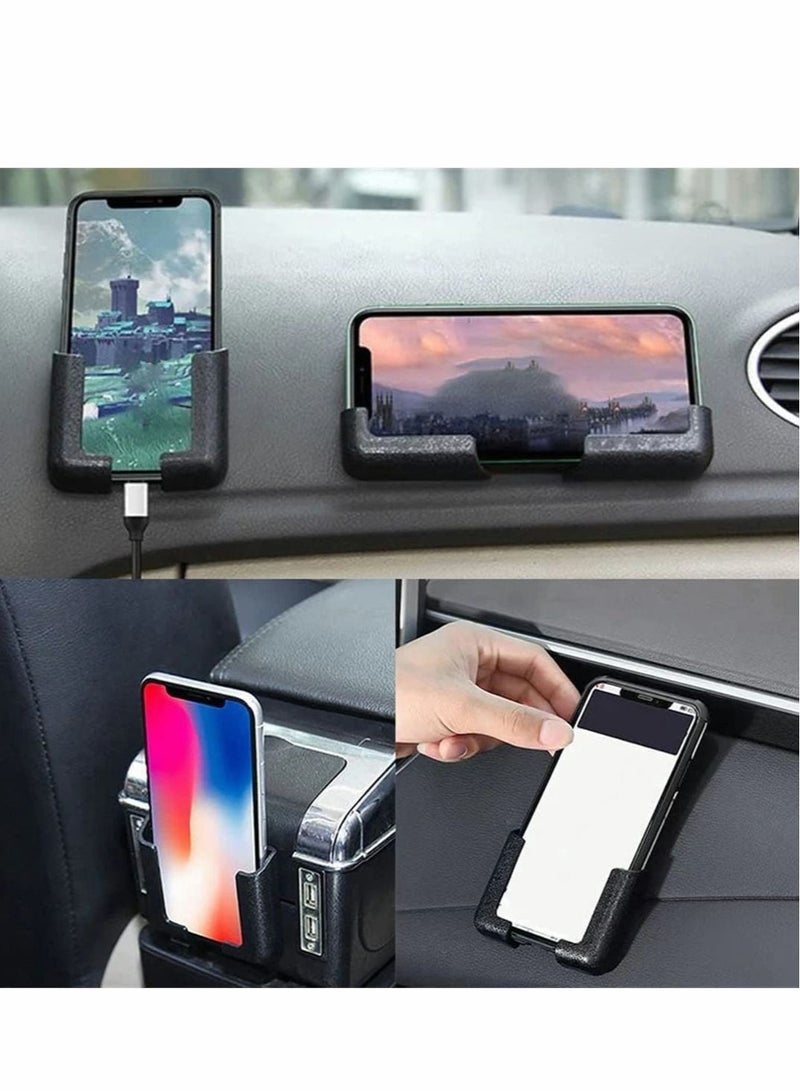 Captaintech Multifunctional Mobile Phone Bracket, Self Adhesive Cell Phone Wall Mount, for All Mobile Phones - Image 2