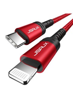 JSAUX USB C to Lightning Cable 6FT, [Apple MFi Certified] iPhone 14/13 Fast Charging Cord USB C iPhone Cable for iPhone 14/14 Plus/14 Pro/14 Pro Max/13/13 Mini/13 Pro/13 Pro Max/12 Pro Max/11 Pro Max  - Image 1