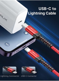 JSAUX USB C to Lightning Cable 6FT, [Apple MFi Certified] iPhone 14/13 Fast Charging Cord USB C iPhone Cable for iPhone 14/14 Plus/14 Pro/14 Pro Max/13/13 Mini/13 Pro/13 Pro Max/12 Pro Max/11 Pro Max  - Image 4