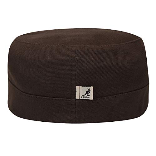KANGOL قبعة الجيش من قطن كانغول - بني / صغير-متوسط - Image 4