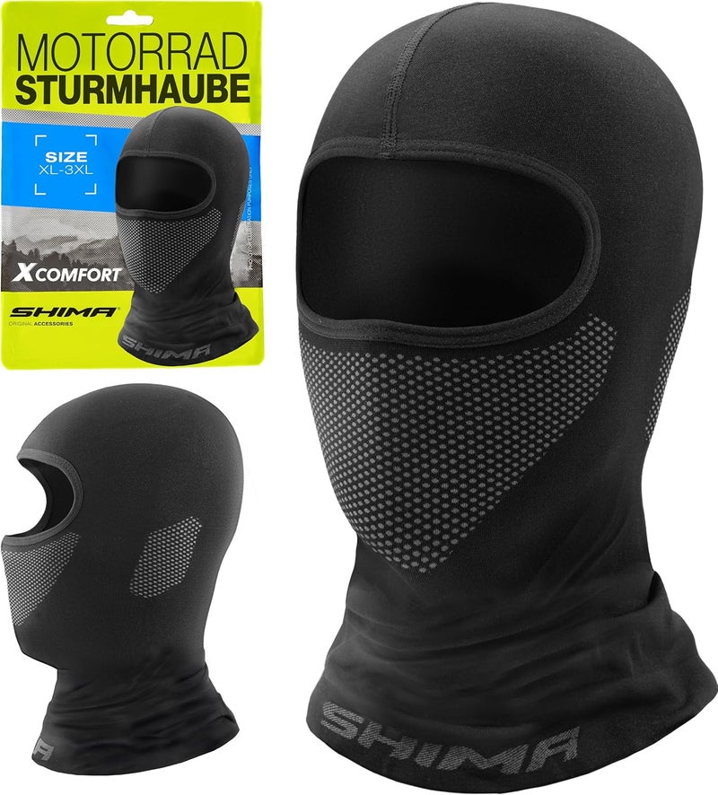 SHIMA Unisex X-comfort Motorcycle balaclava (pack of 1) Treated anti-rust metal - Image 1