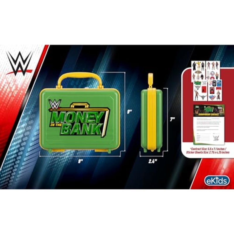 WWE Money in The Bank Electronic Case for,Money Box Includes Mechanical Lock and Sound Effects Featuring 11 WWE Superstars - Image 4