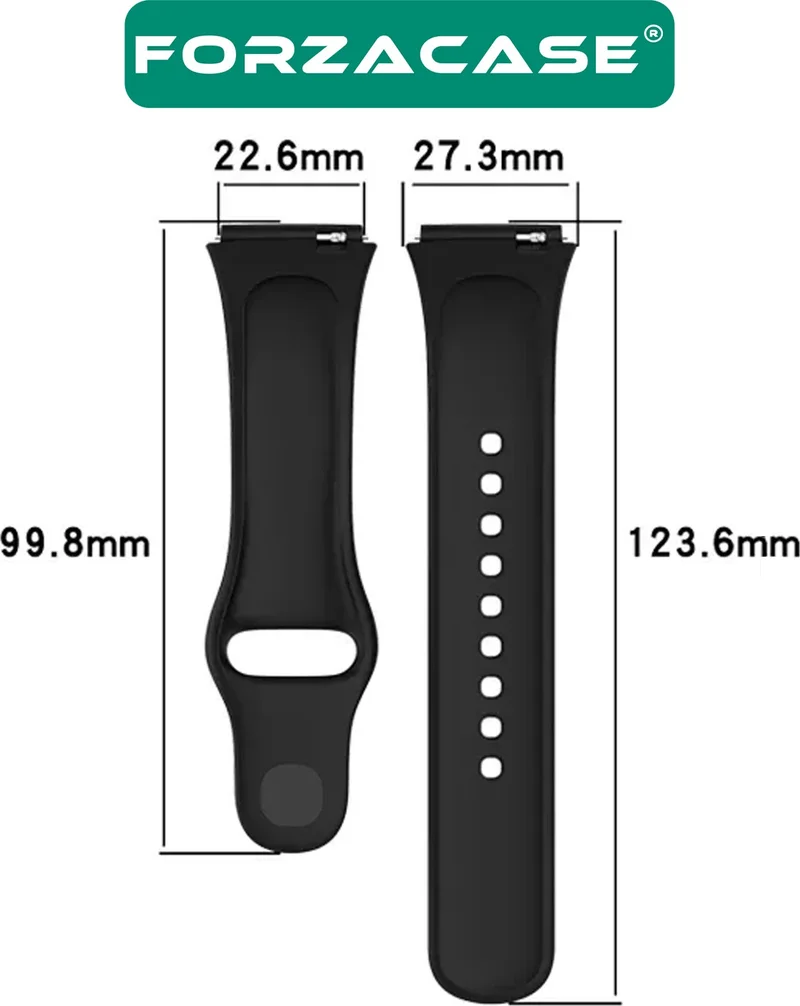فورزاكاس Silicone Band Strap Compatible with Xiaomi Redmi Watch 3 Active - FC171