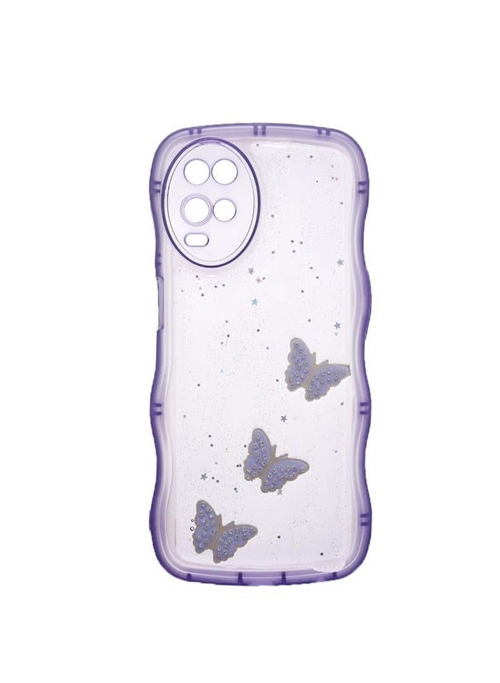 Plastic Back Cover For Oppo A54, Purple Cfs-Farasha-11-143 - Image 1