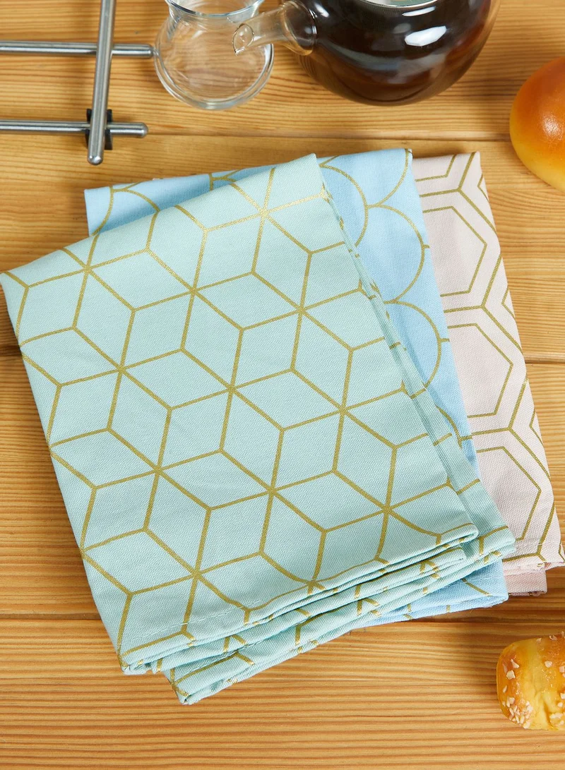 Premier Frosted Deco Set of 3 Kitchen Tea Towels