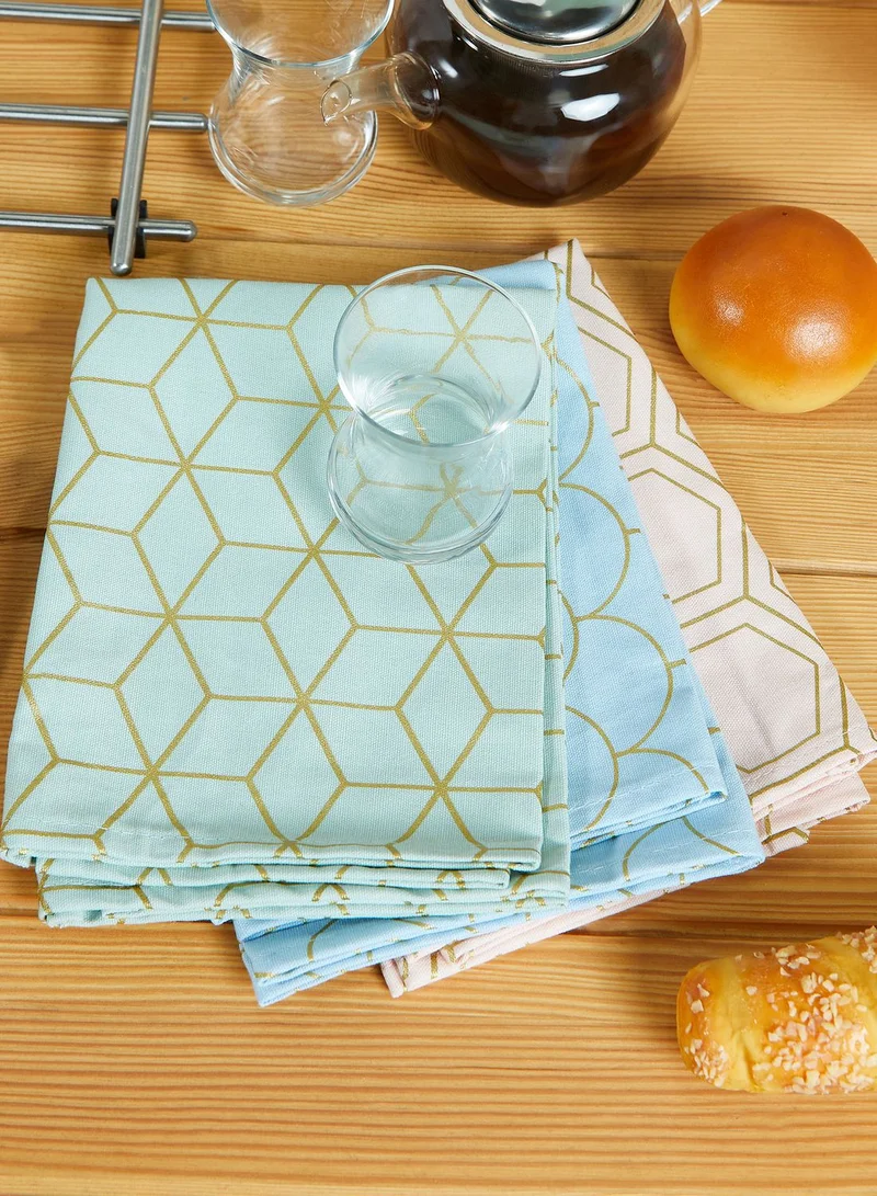 Premier Frosted Deco Set of 3 Kitchen Tea Towels