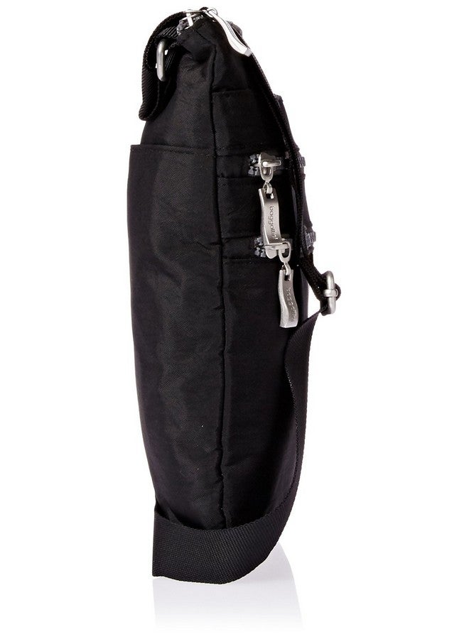 Baggallini Womens Comrade 3-zip Crossbody Cross Body Handbag, Black With Sand Lining, One Size US - Image 2