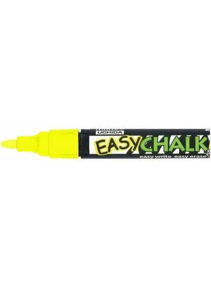 Marvy Easy Chalk Marker Liquid Chalk Pen Highlighter Yellow 