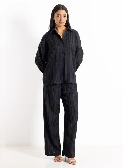 شايبس TEXTURED SHIRT SET