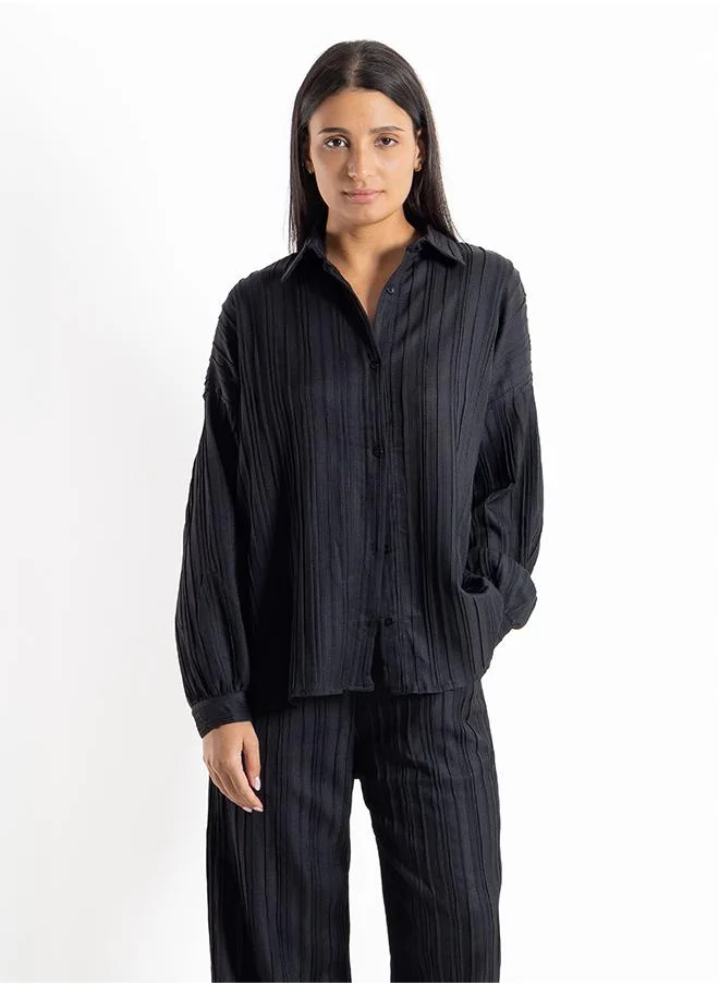 الأشكال   TEXTURED SHIRT SET