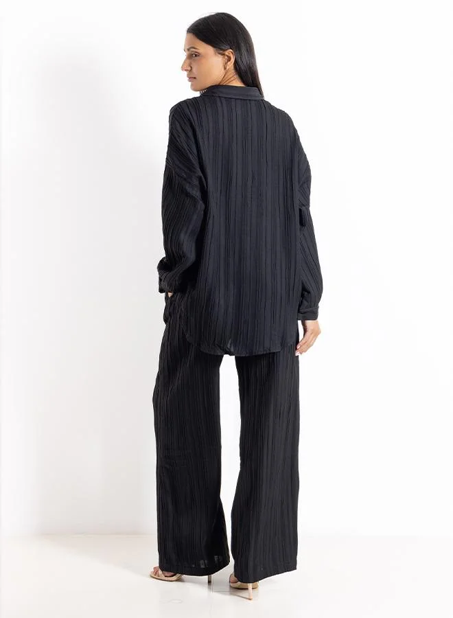 شايبس TEXTURED SHIRT SET