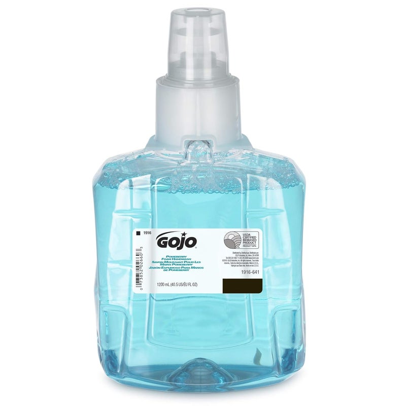 GOJO Pomeberry Foam Handwash Pomegranate Fragrance 1200 mL Hand Soap Refill LTX12 TouchFree Dispenser Pack of 1  191606EC