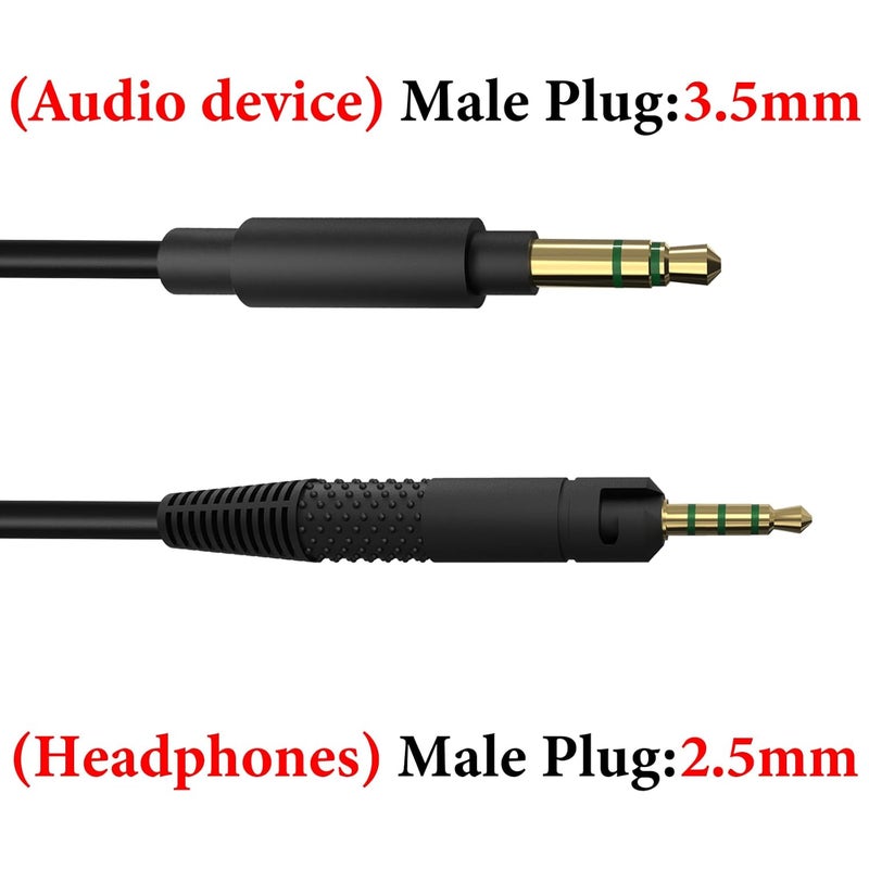 جيكريا وصف المنتج: - السماعات المتوافقة مع هذا الكابل: - Sennheiser HD 8DJ، HD 6DJ - Sennheiser HD 599، HD 598 SR، HD 598 SE، HD 598 CS، HD 598 - Sennheiser HD 579، HD 569، HD 560S، HD 558، HD 518، HD400 PRO وغيرها من السماعات التي تحتوي على منفذ 2.5mm. ملاحظة: الكابل مخصص فقط للسماعات ولا يشمل الجهاز نفسه. العبوة تحتوي على: كابل سماعات واحد. - Image 3