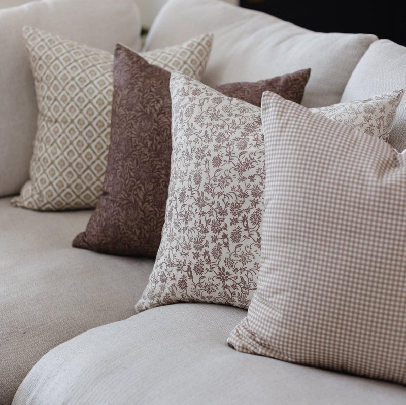 Woven Nook - Modern & Luxurious Decorative Boho Throw Pillow Covers - Durable Quality & Machine Washable - 100% Cotton Canvas - Maude Set - 4 Pack (22x22) - Image 2