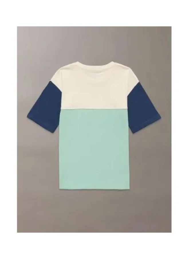 Calvin Klein Jeans Kids Color Block Crew Neck T-Shirt