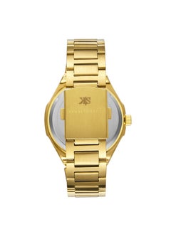 KENNETH SCOTT Kenneth Scott Men's Champagne Dial Analog Watch - K23026-GBGC  - Image 3