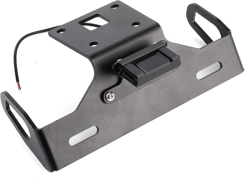 Acouto Motorcycle Tail License Plate Holder with LED Light for Kawasaki Z800 - Image 3