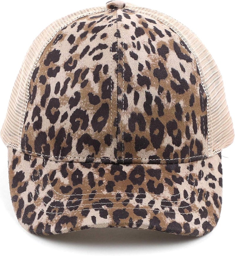 Cc Ponycap Messy High Bun Ponytail Adjustable Glitter Mesh Trucker Baseball Cap - Image 5