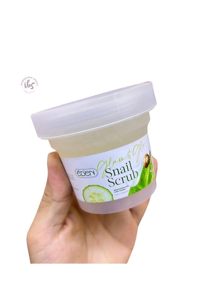 Eden Glam & Glo Snail Scrub 200G - Image 2