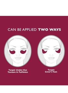PETER THOMAS ROTH Peter Thomas Roth | Even Smoother™ Glycolic Retinol Hydra-Gel Eye Patches, Under-Eye Patches With Glycolic Acid and Retinol, Treats Tiny Bumps, Texture, Fine Lines and Wrinkles Under the Eye Area  - Image 4