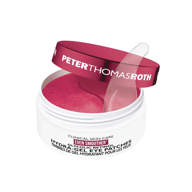 Peter Thomas Roth | Even Smootherâ„¢ Glycolic Retinol Hydra-Gel Eye Patches, Under-Eye Patches With Glycolic Acid and Retinol, Treats Tiny Bumps, Texture, Fine Lines and Wrinkles Under the Eye Area - Image 1