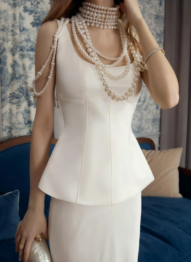 Lichi Corset top with wide straps