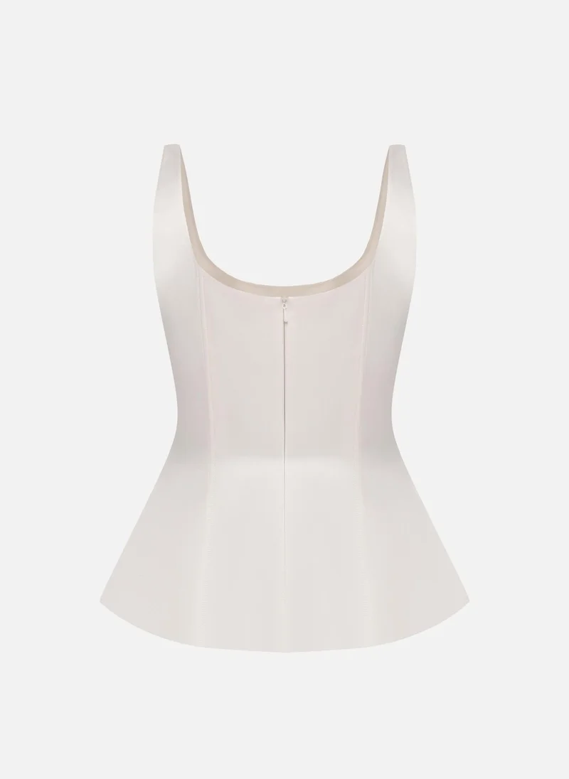 Lichi  Corset top with wide straps for Women | Best Price UAE