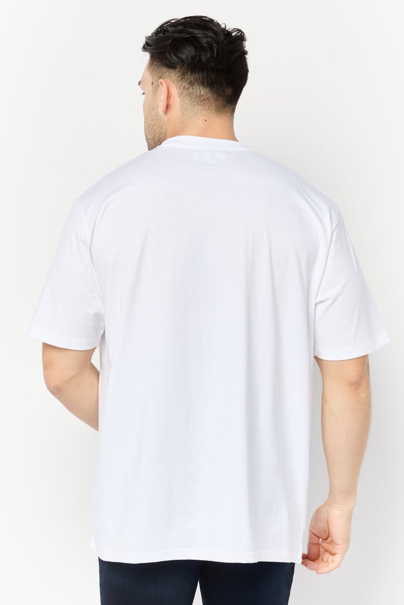 MARVEL Men Crew Neck Short  Sleeves Graphic Print T-Shirt, White - Image 4