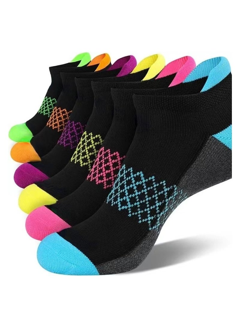 6 Pairs Of Summer Breathable Sweat-Absorbent Socks For Men And Women - Image 1