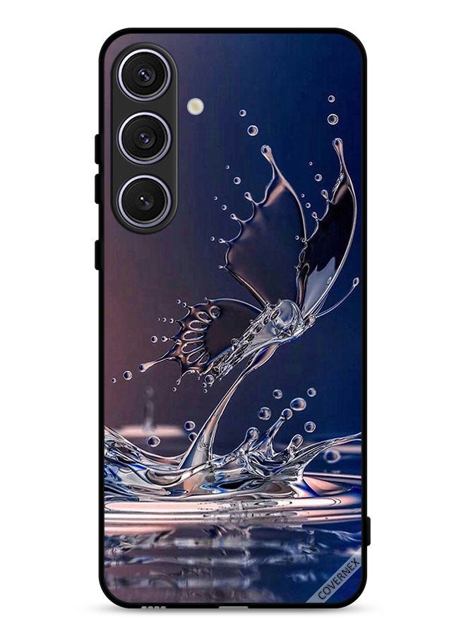 Covernex Samsung Galaxy S25 FE Protective Case Cover Water Drops Butterfly - Image 1