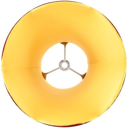 GO&SO GOSO 8" Scalloped Lamp Shades Set of 2 Small Mini, 4"×8" ×6.4" Spider Burgudy Red Victorian Lampshade for Table Lamps,Wall Lamp Bell Lamp Shade Repalcement, Faux Silk Lampshades Art Deco & Modern - Image 5