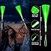 YOFOBU 60 PCS Green Fiber Optic Wands Glow Fiber Wands Bulk LED Light Up Wands with 3 Flashing Modes LED Flashing Sticks for Christmas New Year St Patricks Day Easter Wedding Bridal Shower Carnival - Image 4