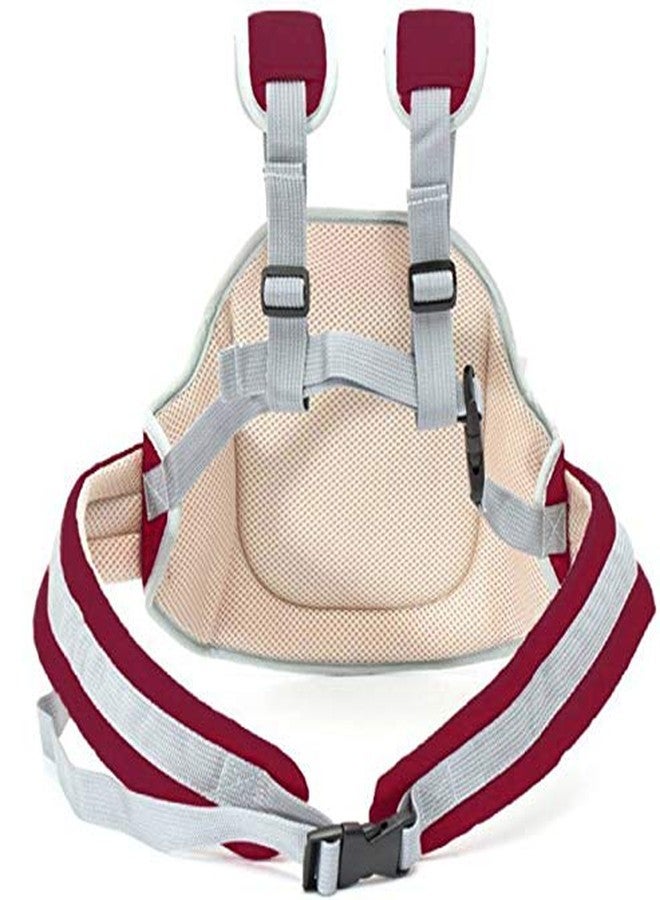 Ineffable Children Motorcycle Safety Harness - Child Ride Strap - Kids Vehicle Adjustable Safety Harness Strap for Two Wheeler Bike Snowmobile Horseback Riding Travel with Padded Strap (Maroon) - Image 5