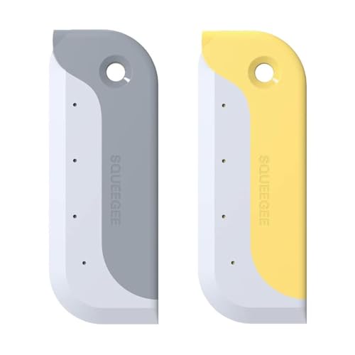 AMOUY Small Rubber Squeegee(2 Pack),Kitchen Sink Squeegee for Countertops and Dishes.Multi-Purpose,for Vanity Tops,Bathroom Mirrors,Car Windows and Side Mirrors - Image 1