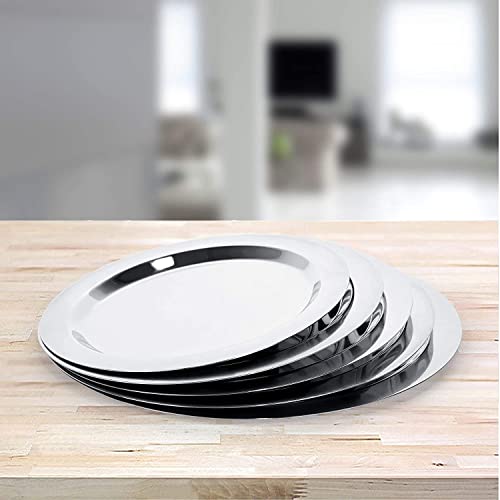 HS Enterprise™ Stainless Steel Heavy Gauge Ciba/Lids/Tope Cover Set of 5 Pcs (Big Size - 17Cm, 18.8Cm, 20Cm, 21.3Cm, 22.8Cm) for handis (Lid Set of 5 Pcs) - Image 3