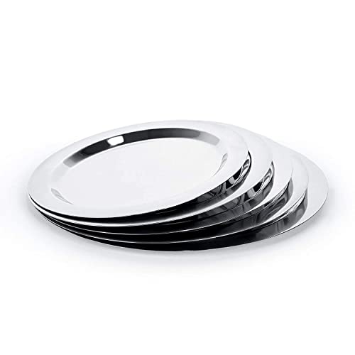 HS Enterprise™ Stainless Steel Heavy Gauge Ciba/Lids/Tope Cover Set of 5 Pcs (Big Size - 17Cm, 18.8Cm, 20Cm, 21.3Cm, 22.8Cm) for handis (Lid Set of 5 Pcs) - Image 2