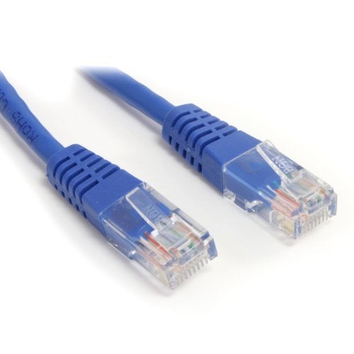 StarTech.com Cat5e Ethernet Cable - 6 ft - Blue - Patch Cable - Molded Cat5e Cable - Short Network Cable - Ethernet Cord - Cat 5e Cable - 6ft (M45PATCH6BL) - Image 4