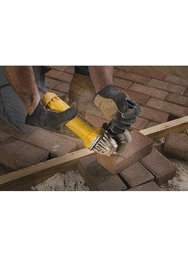 DEWALT 115Mm 1200W Paddle Switch Small Angle Grinder Yellow Black Dwe4212 B53 Year Warrnty - Image 3