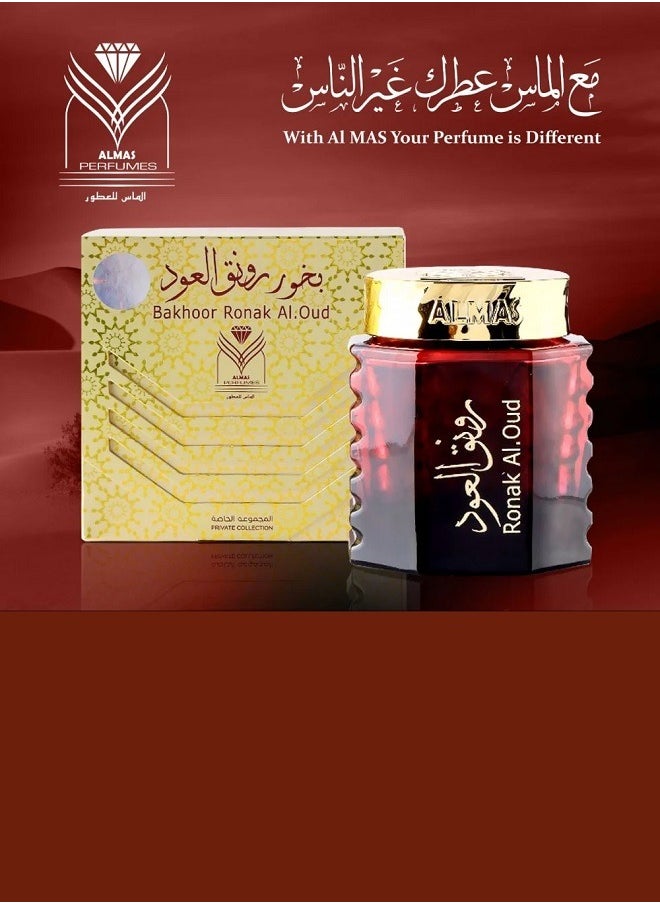 ALMAS PERFUMES BAKHOOR RONAK AL OUD 40g  - Image 3