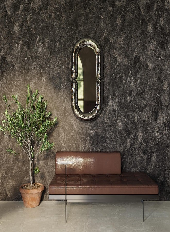 3yecao 31"×354" Air Guide Design Extra Wide Thick Dark Brown Grey Concrete Wallpaper Peel and Stick 3d Glossy Textured Tan Grey Concrete Cement Contact Paper for Bathroom Bedroom Gym Office Room Walls - Image 5