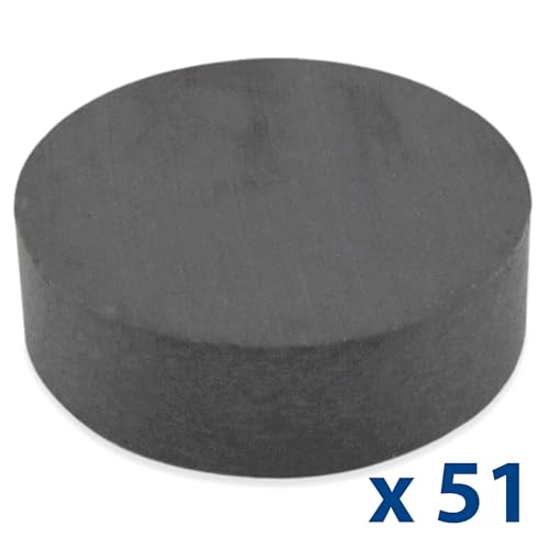 Master Magnetics Ceramic Disc Magnet Pack - Strong Small Round Magnets for Crafts, Classroom Whiteboard, Fridge - 0.709" Diameter - 0.197" Thick - 51-Pack - Image 2