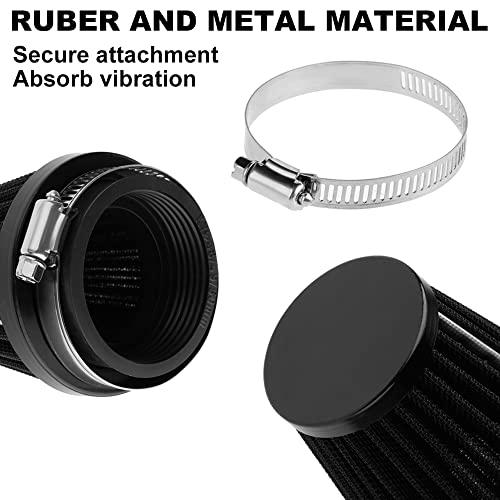 Mtsooning 48mm Motorcycle Air Filter, Clamp-on Intake Pod Cleaner Filter Replacement for Motorcycle ATV Dirt Pit Bike Go Kart 50-110cc - Image 4