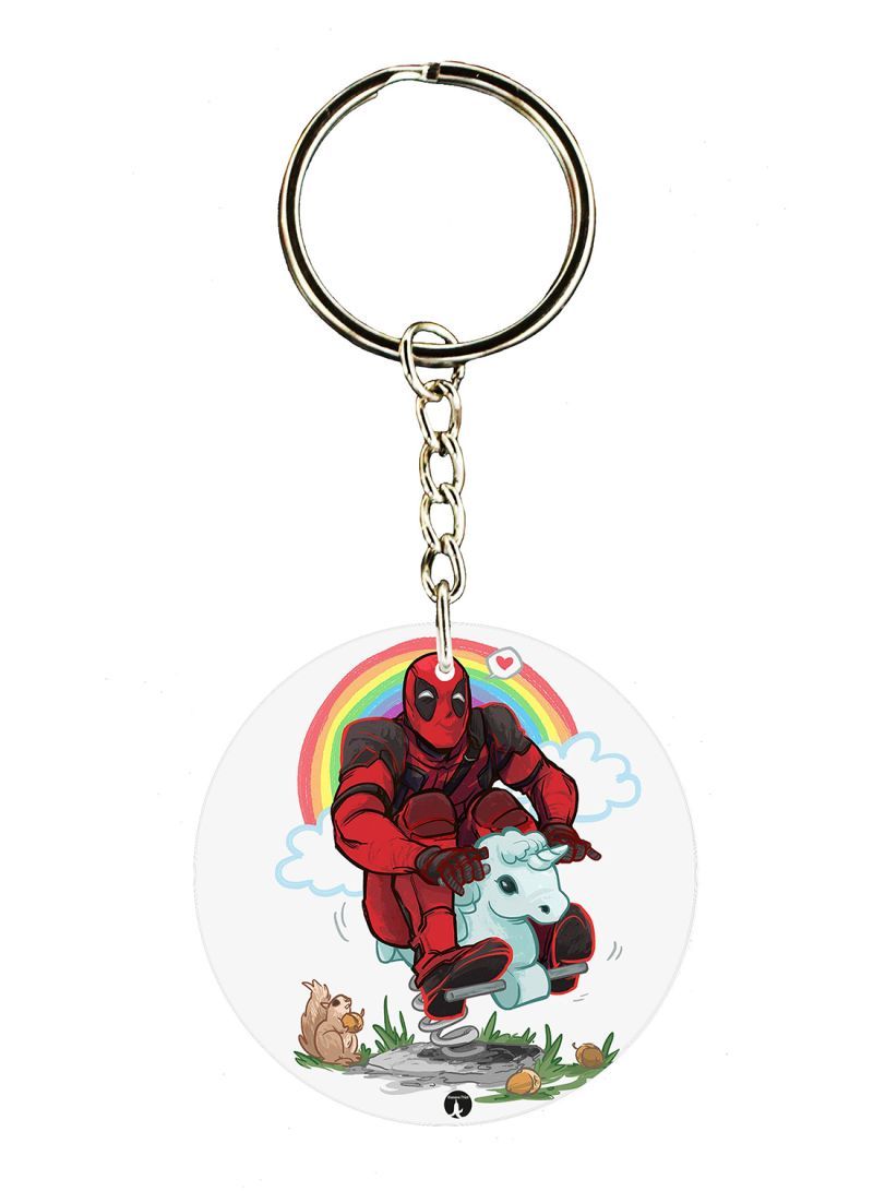 RKN Dead Pool Printed Keychain