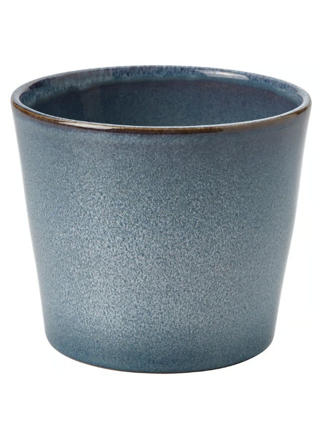 Blue Plant Pot – Indoor & Outdoor Decorative Flower Pot, Durable and Stylish, 9 cm Diameter - Image 1